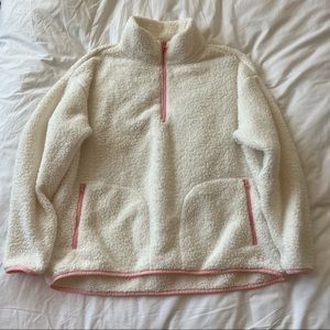 EUC White and Pink Sherpa